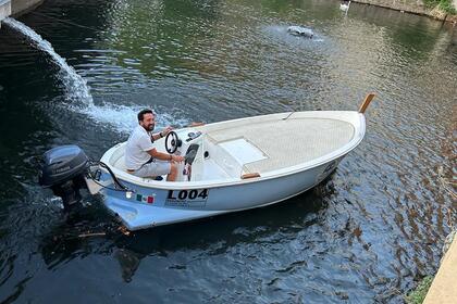 Rental Boat without license  Bellingardo Gozzo Como