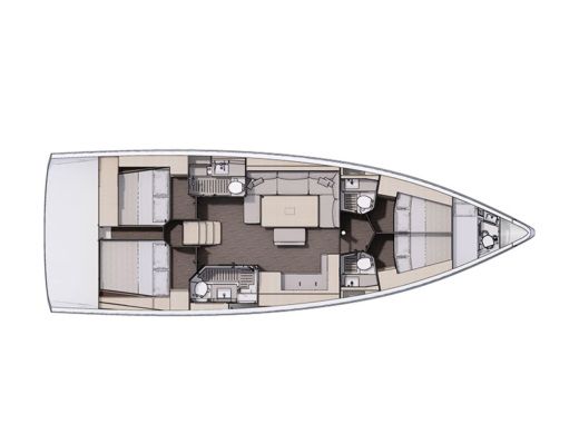 Sailboat  Dufour 470 GL boat plan