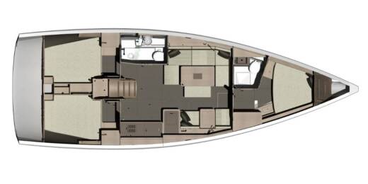 Sailboat DUFOUR 410 Grand Large Boat design plan