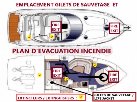 Motor Yacht Cranchi Zaffiro 34 boat plan