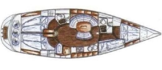 Sailboat X-YACHTS X412 Boat design plan