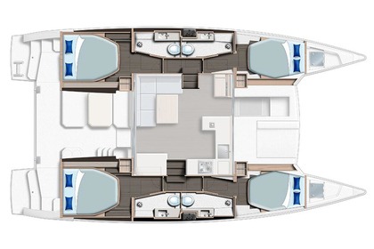 Hire Catamaran  Sunsail 424/4/4 Furnari
