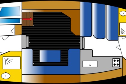 Verhuur Woonboot Klompmaker Kotterjacht 13.5 GL Woudsend