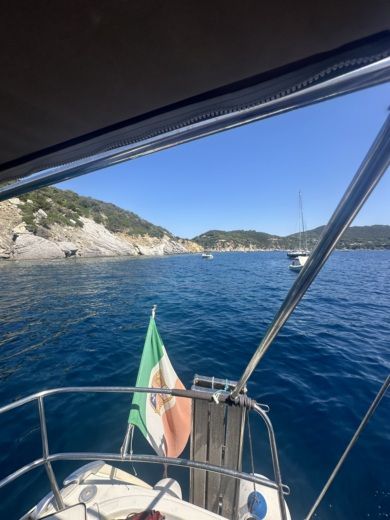 Έλβα Sailboat Jeanneau Sun odyssei 43 alt tag text