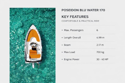 Noleggio Barca a motore Poseidon Blu water 170 Kos