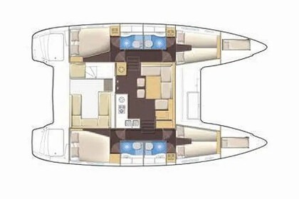 Noleggio Catamarano  Lagoon 400 S2[G] Corfù