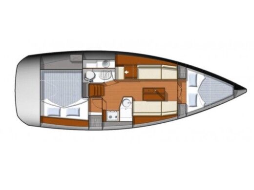 Sailboat JEANNEAU SUN ODYSSEY 33I Boat design plan