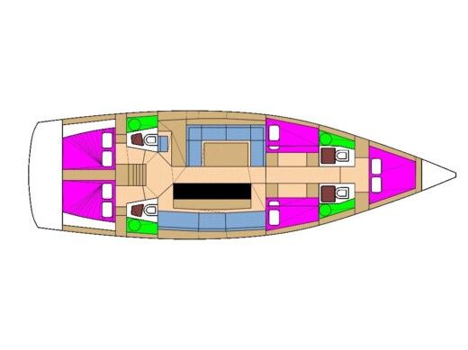 Sailboat  D&D Kufner 54.2 boat plan
