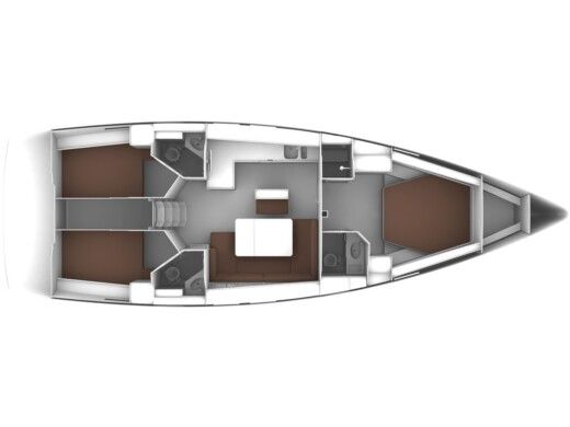 Sailboat  Bavaria Cruiser 46 boat plan