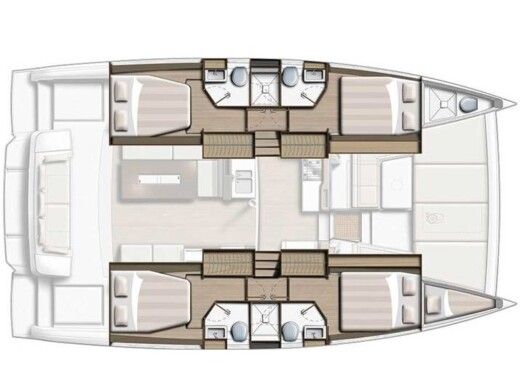 Catamaran Bali - Catana Bali 4.2 boat plan