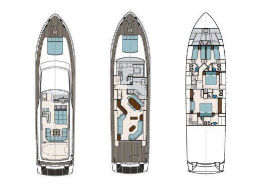 Motor Yacht San Lorenzo 82 boat plan