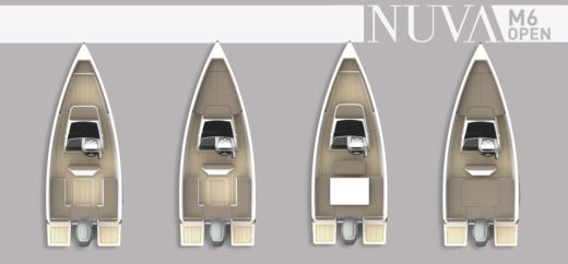 Motorboat NUVA YACHTS M6 OPEN boat plan