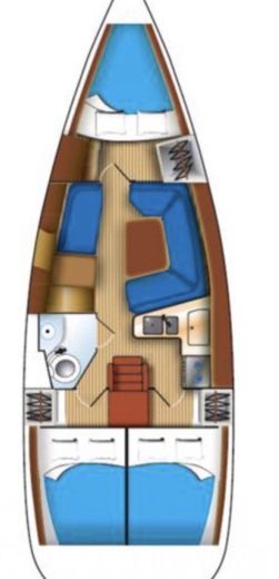 Sailboat Jeanneau Sun Odyssey Boat design plan
