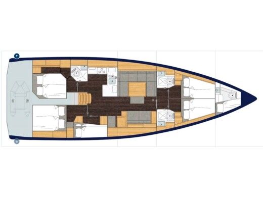 Sailboat Bavaria Bavaria C50 Boat layout