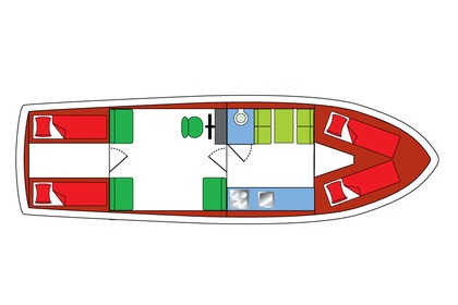 Miete Motorboot Palan Sport 950 AK Woubrugge