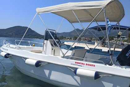 Hire Boat without licence  Protefs AVEE AVRA Lefkada