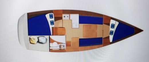 Sailboat Dufour 325 GL boat plan