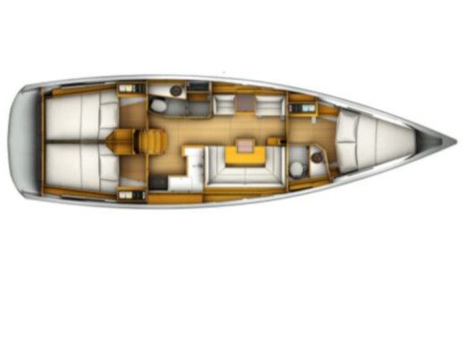 Sailboat Jeanneau Sun Odyssey 419 boat plan