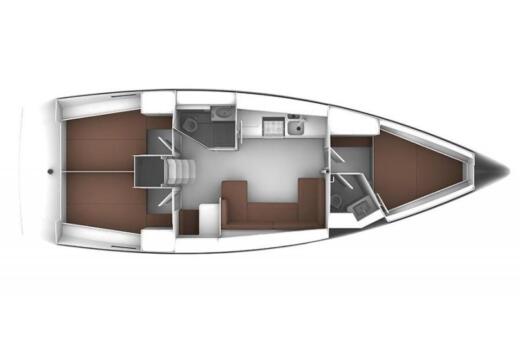 Sailboat BAVARIA CRUISER 41 boat plan