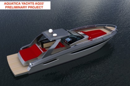 Miete Motorboot Aquatica Yachts AQ33 Marsala