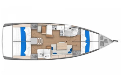 Location Voilier  Sunsail 44 SO Marigot