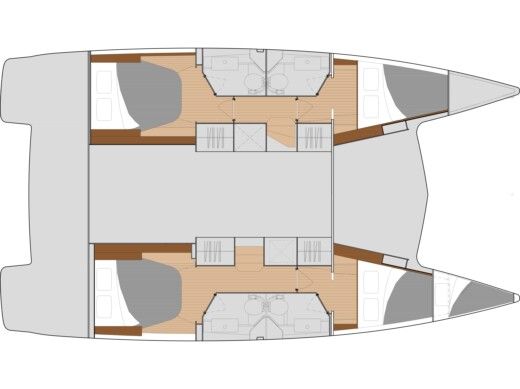 Catamaran Fountaine Pajot Isla 40 Boat design plan