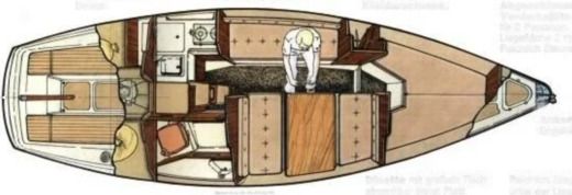 Sailboat Rethana 24 Plan du bateau