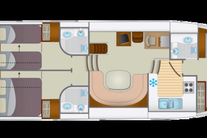 Noleggio Houseboat Europa 600 Lattes