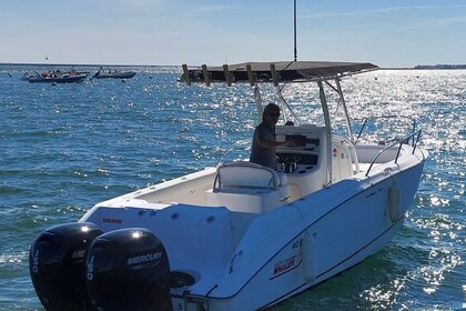 Miete Motorboot Boston Whaler Outrage Lège-Cap-Ferret