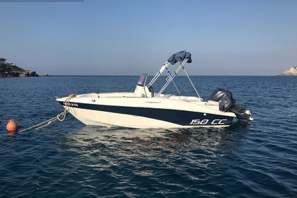 Rental Boat without license  Compass 150cc Agia Pelagia