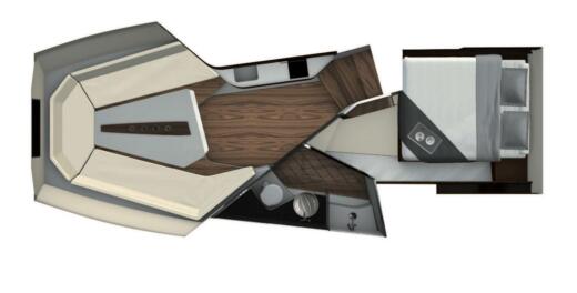 Motorboat FRAUSCHER 1414 DEMON Planimetria della barca