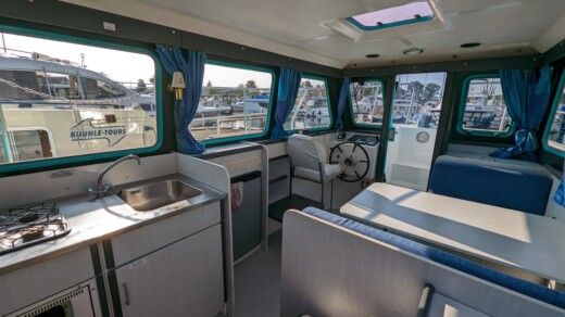 Houseboat Vetus 900 (ZEK) Plattegrond van de boot