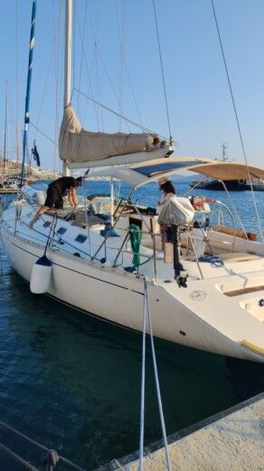 Mykonos Sailboat Dufour Dufour 45 Classic alt tag text