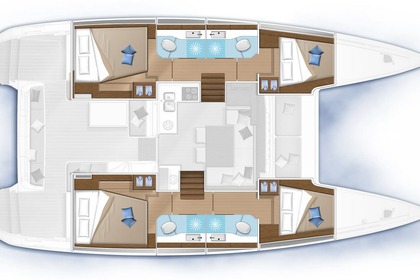 Hire Catamaran Lagoon-Bénéteau Lagoon 40 - 4 + 2 cab Alimos