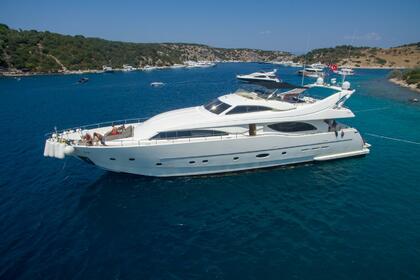 Rental Motorboat Ferretti 2003 Bodrum