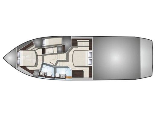 Motorboat Galeon 500 Fly boat plan