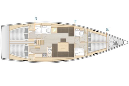 Aluguel Veleiro  Hanse 458 Nydri