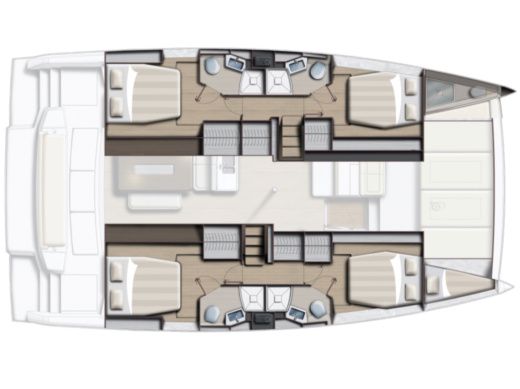 Catamaran  Bali 4.6 Mira boat plan