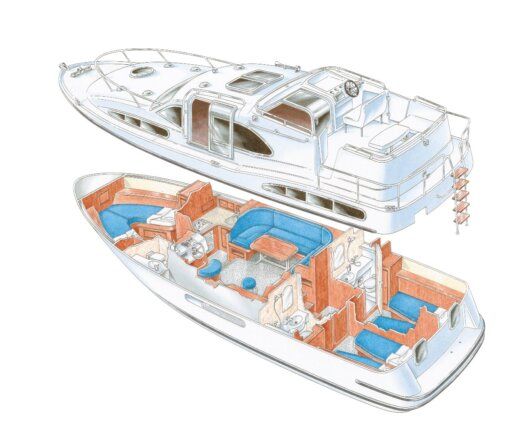 Houseboat Europa 500 boat plan