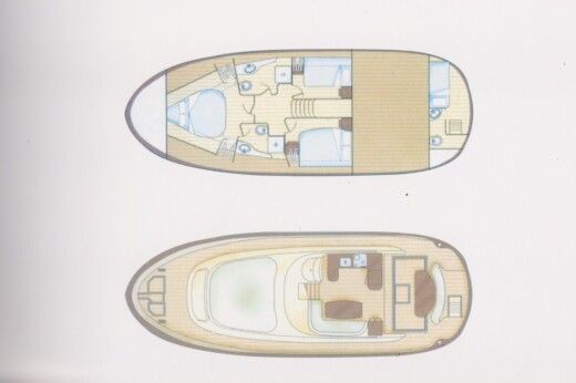 Motorboat Fratelli Aprea Gozzo Sorrentino Boat layout