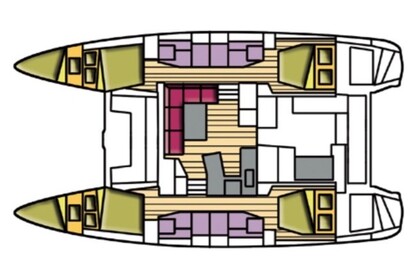 Noleggio Catamarano Lagoon Lagoon 42 Furnari