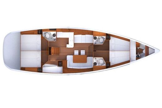 Sailboat Jeanneau Jeanneau 53 Boat design plan
