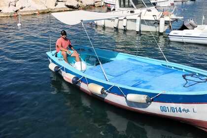 Hyra båt Båt utan licens  Custom Gozzo in Legno 6.30 entrobordo 40HP Ponza
