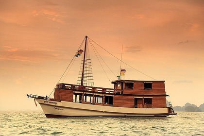 Hire Sailing yacht Custom Wooden Boat Phuket