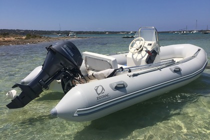 Rental Boat without license  ZODIAC ZOOM 400 Formentera