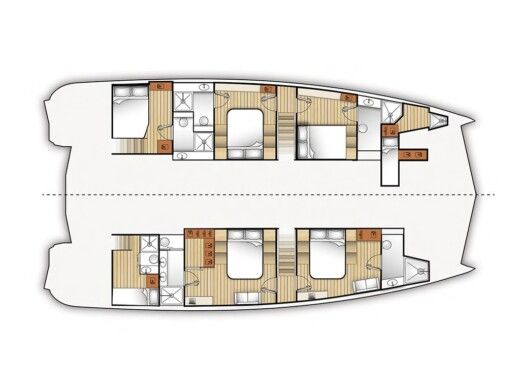 Sail Yacht  Moon Yacht 60 LUX Boat layout