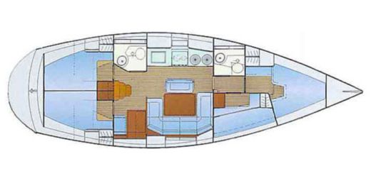 Sailboat Bavaria Bavaria 41 Boat design plan