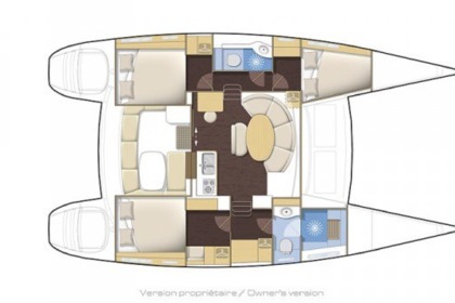 Miete Katamaran Lagoon 380 S2 Owner Version Tahiti