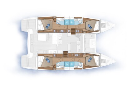 Rental Catamaran  Lagoon 46 Furnari