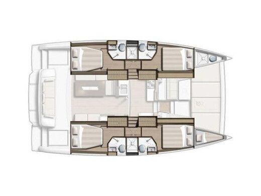 Catamaran Bali - Catana 4.2 boat plan